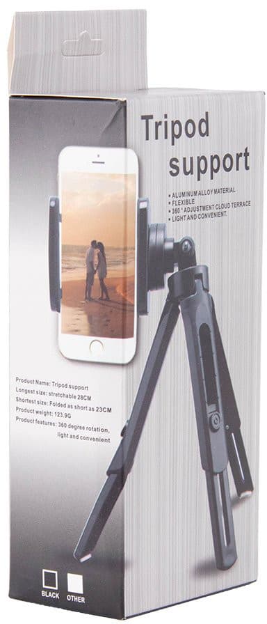 Hurtel selfie stick-tripod Mini, black