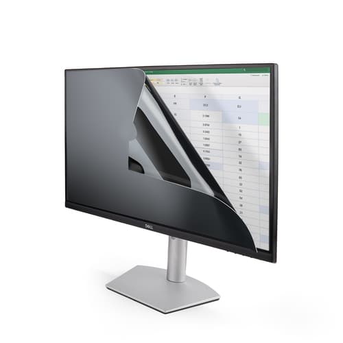 StarTech.com Monitor Privacy Screen for 24 inch PC Display, Computer Screen Security Filter, Blue Light Reducing Screen Protector Film, 16:9 Widescree Transparent