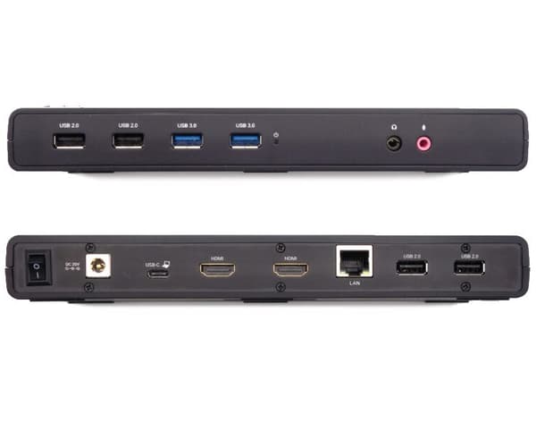 Stacja dokująca USB 3.0 / USB-C / Thunderbolt 2x HDMI + Power Delivery 100W