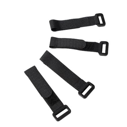 Organizator kabli, rzep, 15cm, 10szt. czarny