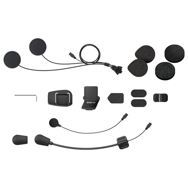 Sena 5s Helmet Clamp Kit Musta