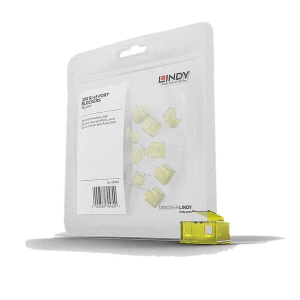 Lindy Blocker Rj45 Port 20 Enheder Gylden