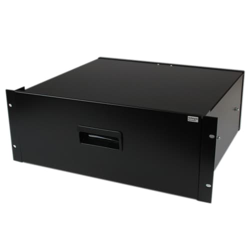 4U BLACK STEEL STORAGE DRAWER