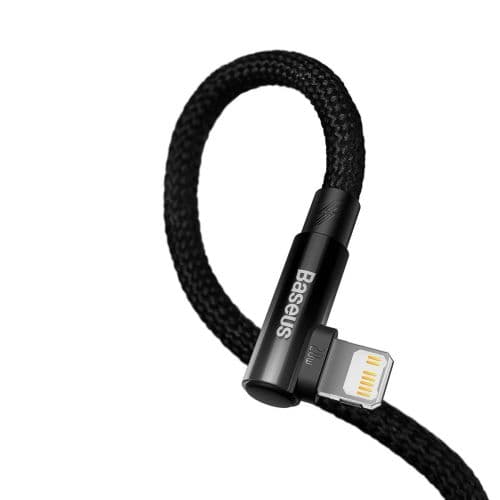 Baseus Type-C - Lightning MVP 2 Elbow-shaped Fast Charging Data Cable 20W 1m Black (CAVP000201)