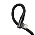 Miniatyrbillede 11 af 11: Baseus Type-C - Lightning MVP 2 Elbow-shaped Fast Charging Data Cable 20W 1m Black (CAVP000201)