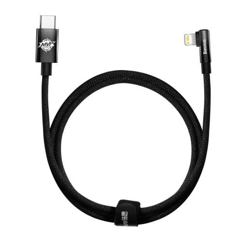 Baseus Type-C - Lightning MVP 2 Elbow-shaped Fast Charging Data Cable 20W 1m Black (CAVP000201)