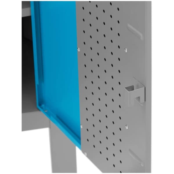 MSW Arbetsbänk - 169 x 86,5 cm - 1000 kg - 3 lådor - 2 fack