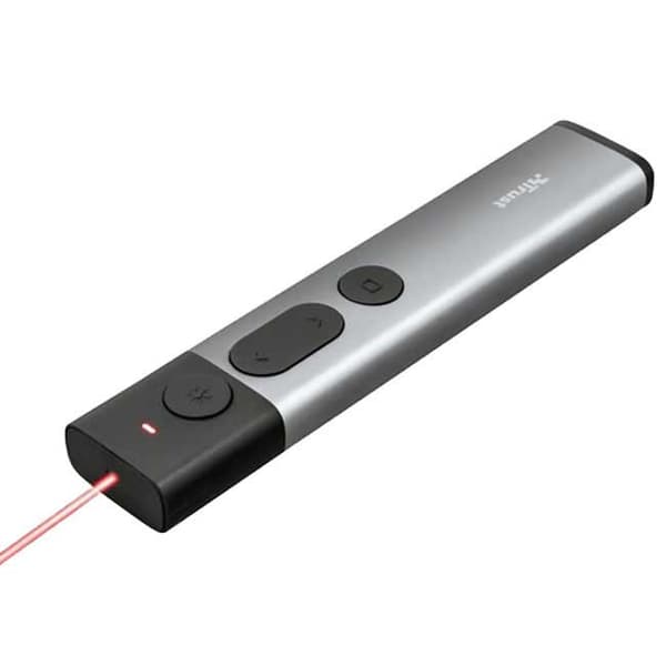 Trust Esittäjä Laserosoittimella 23333 Hopeinen