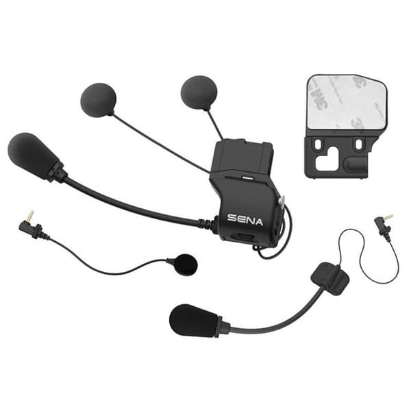 Sena Universal Helmet Clamp Kit With Slim Speakers Musta