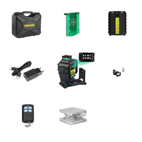 Laser Niveau, 360 3D/4D, 16/12/2 Linjer, F95T-XG