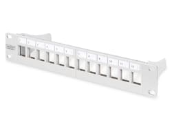 DIGITUS Professional DN-91419 - patch panel - 1U - 10" Grå