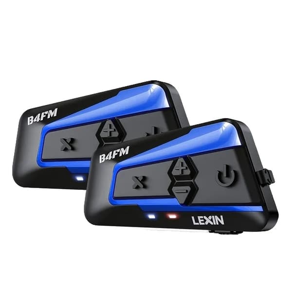 Bluetooth-moottoripyöräkypärän intercom-kuulokkeet, Type-C, langaton kommunikointi, musiikin jakaminen, B4FM-X 2 kpl B4FM-X 2PCS