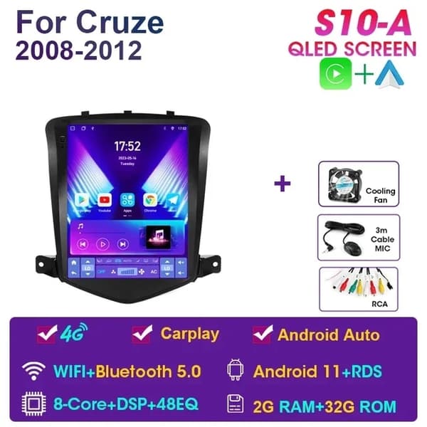 Android Bil Stereo, Multimedie Video Afspiller, GPS Navigation, S10-B-ADAS