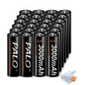 Pikkukuva 1 / 2: Uudelleenladattavat AA-paristot, 100% alkuperäiset, 3000mAh kapasiteetti, esiladattu, 12V, 28 kpl AA-paristoja