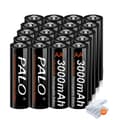 Pikkukuva 1 / 2: Uudelleenladattavat AA-paristot, 100% alkuperäiset, 3000mAh kapasiteetti, esiladattu, 12V, 28 kpl AA-paristoja