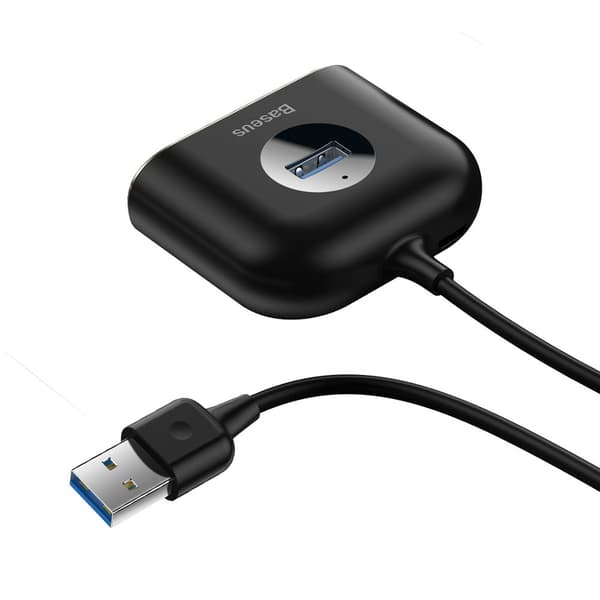 Adapter HUB 4in1 USB Adapter USB3.0 TILL USB3.0*1+USB2.0*3 1m Svart