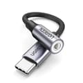 Miniatyrbillede 3 af 6: USB-C til 3,5 mm Mini Jack 10 cm hovedtelefonadapter - sort