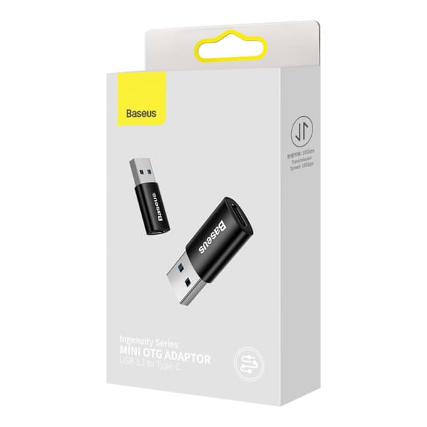 Ingenuity Series USB 3.1 OTG till USB-C-adapter - svart