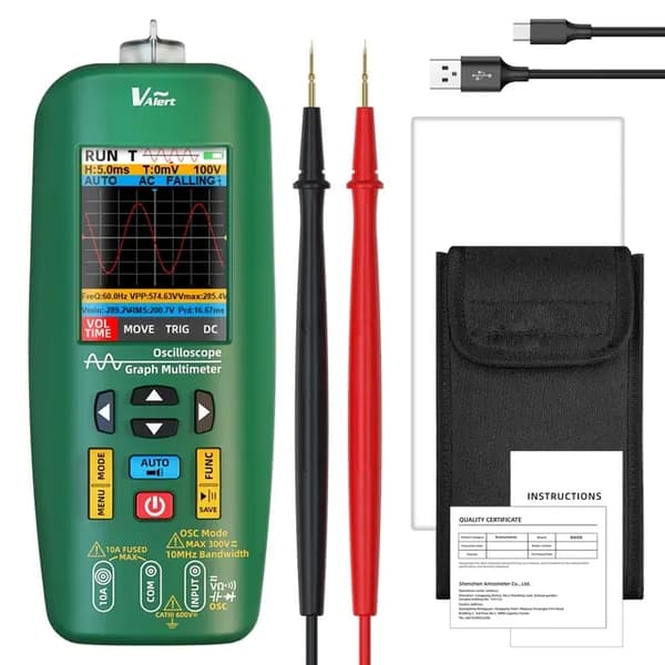 Multimeter, Håndholdt Design, Professionel Kvalitet, O1-Green