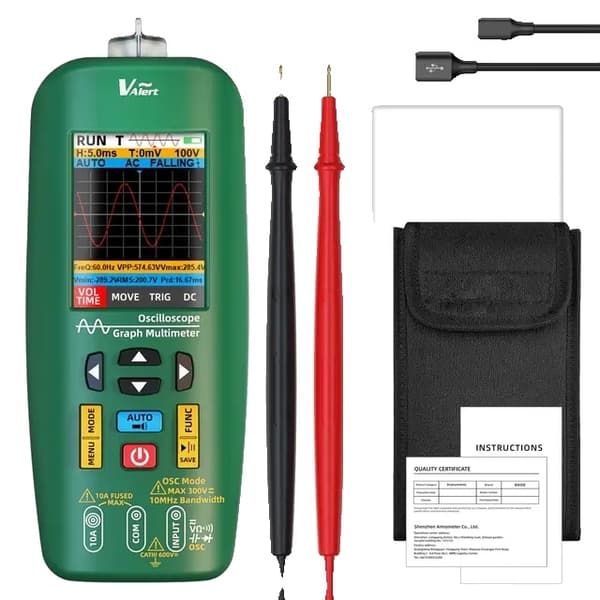 Multimeter, Håndholdt Design, Professionel Kvalitet, O1-Green