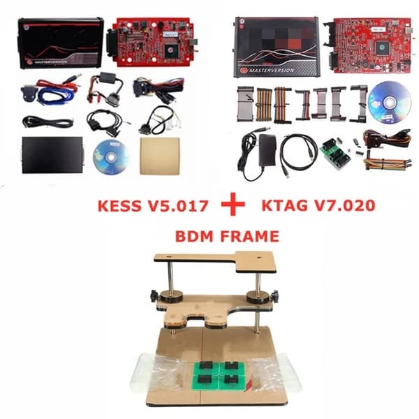 ECU Flash Værktøj, Online Omprogrammerings Kit, LED BDM Ramme, KESS KTAG BDM FRAME