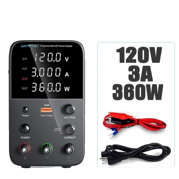 Programmerbar DC-strømforsyning, 30V Udgangsspænding, 10A Udgangsstrøm, WPS1203H 120V 3A WPS1203H 120V 3A