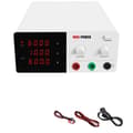 Miniatyrbillede 1 af 2: Laboratorie DC strømforsyning, Høj effektudgang, Justerbare spændingsindstillinger, AN-60V10A Hvid, 220V