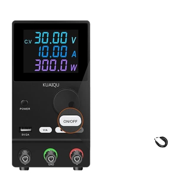 DC strømforsyning, justerbar talvisning, spændingsregulator, A-SPS-C3010 Sort, AC 220V