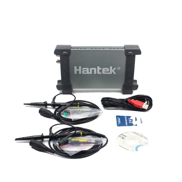 Kannettava USB-oskilloskooppi, 2 kanavaa, 20MHz taajuusalue, 6022BE