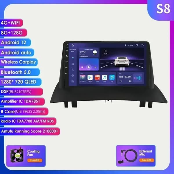 Autosoitin, DSP AI -teknologia, Carplay-yhteensopivuus, S3