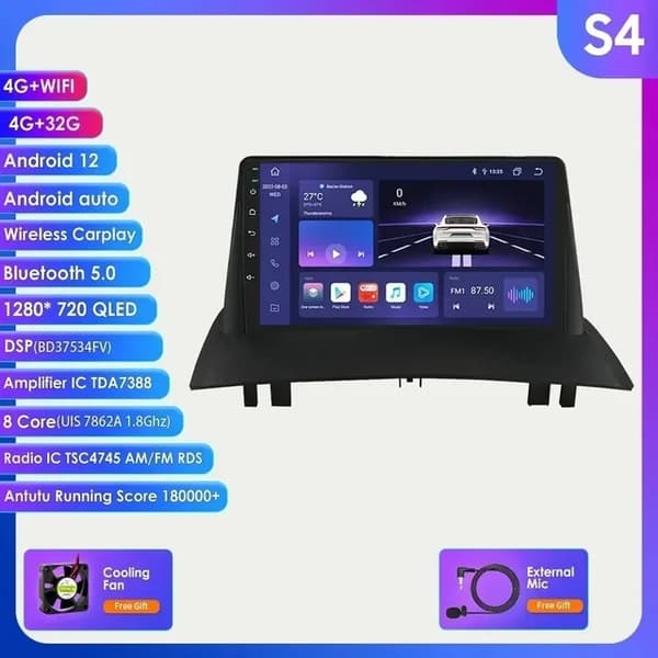 Autosoitin, DSP AI -teknologia, Carplay-yhteensopivuus, S3