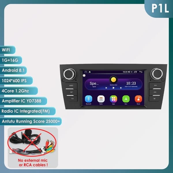 Carplay Android Autoradio, 4GLTE-forbindelse, Multimedie Stereo Audio, S3 8Core 3G 32G
