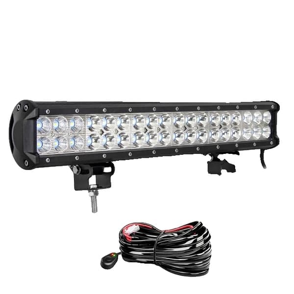 LED lysbjælke, Offroad SUV ATV, Forskellige Størrelser, 1x144w med ledningskit