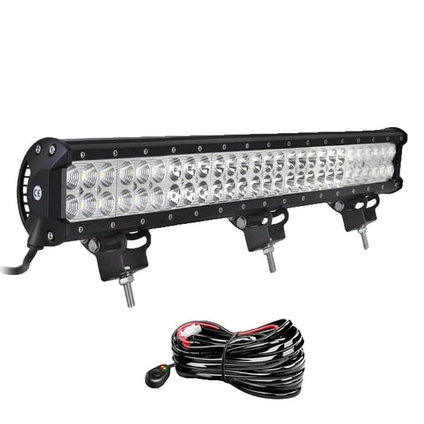 LED lysbjælke, Offroad SUV ATV, Forskellige Størrelser, 1x144w med ledningskit