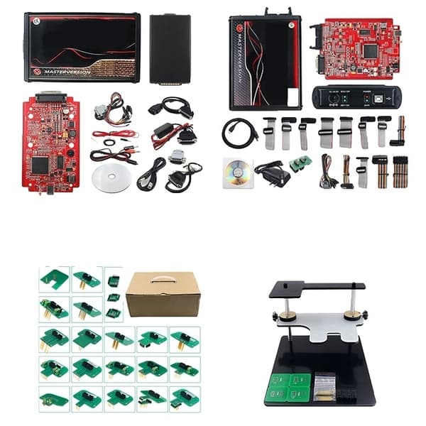 ECU-ohjelmointilaite, LED BDM-kehys, ECM Titanium -ohjelmisto, KESS KTAG KESS KTAG BDM 22PCS