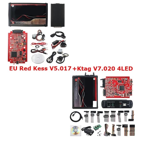 ECU-ohjelmointilaite, LED BDM-kehys, ECM Titanium -ohjelmisto, KESS KTAG