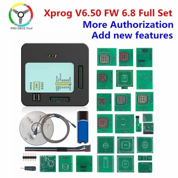 ECU Chip Tuning Programmer, V612, V626, Xprog V626 Full Set