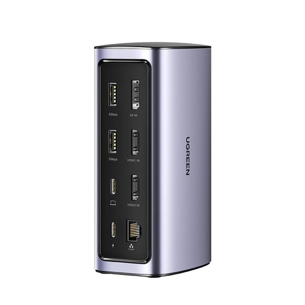 12i1 Multifunktionel HUB adapter dockingstation Ugreen CM555 - grå