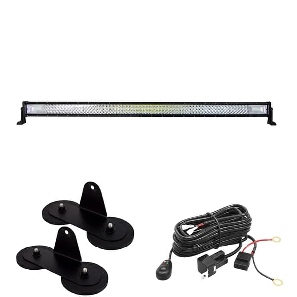 LED lysbjælke, 7D teknologi, magnetisk monteringsbeslag, 42 tommer 540w uden ledning