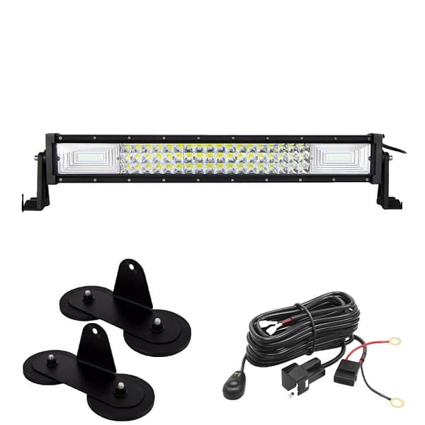 LED lysbjælke, 7D teknologi, magnetisk monteringsbeslag, 42 tommer 540w uden ledning