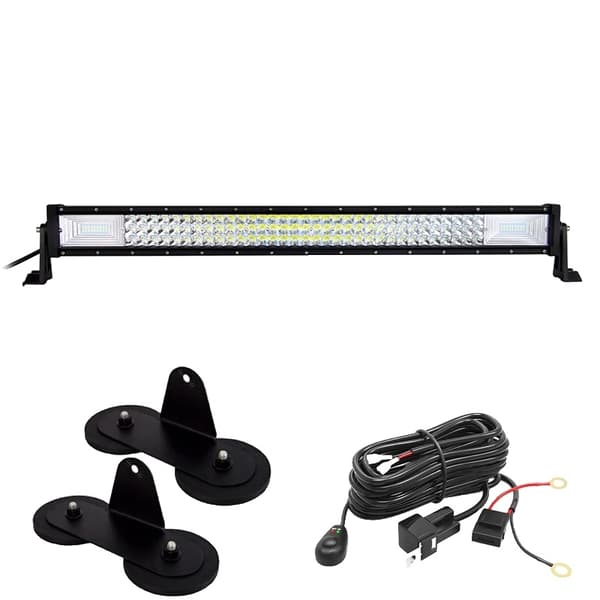 LED lysbjælke, 7D teknologi, magnetisk monteringsbeslag, 42 tommer 540w uden ledning