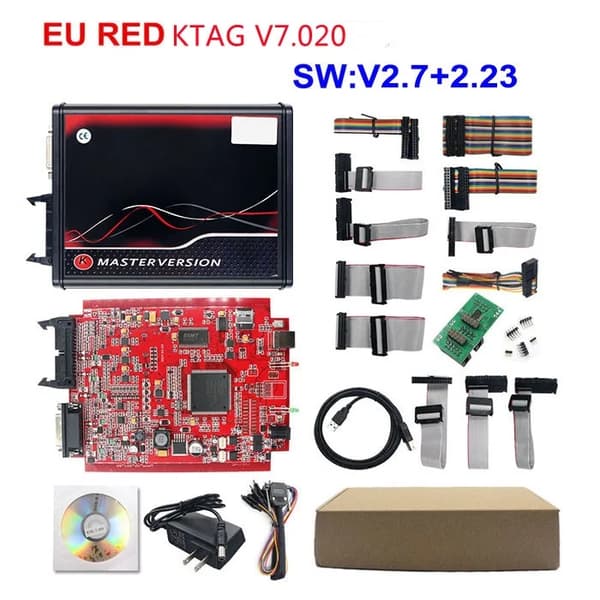 ECU-programmerare, online-tuning, LED BDM-ram., KTAG V7020