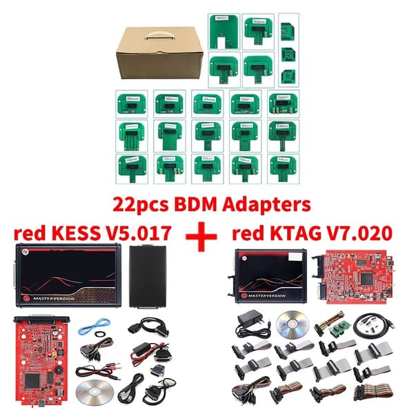 ECU-programmerare, online-tuning, LED BDM-ram., KTAG V7020