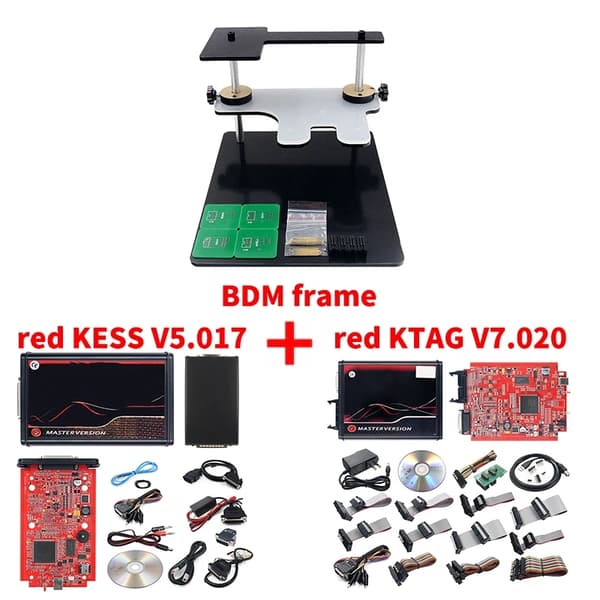 ECU-programmerare, online-tuning, LED BDM-ram., KTAG V7020