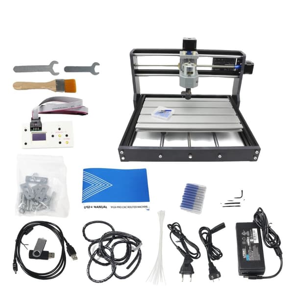 Laserkaiverrin, GRBL ER11, harrastus DIY, Offline-kahvalla, 15W laserilla