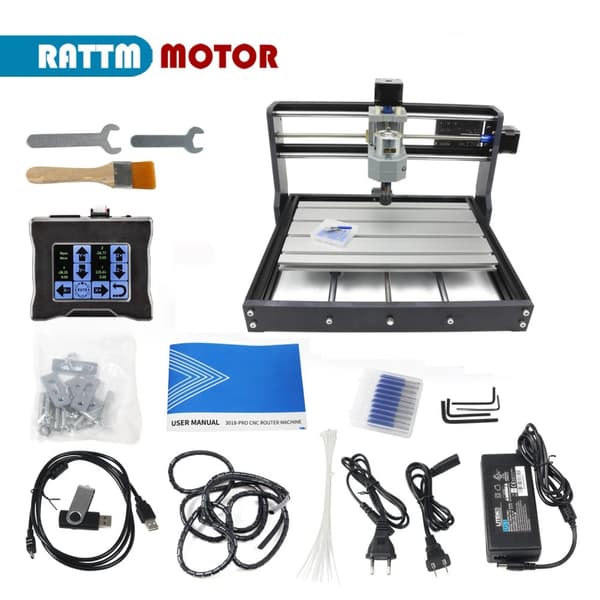 Laserkaiverrin, GRBL ER11, harrastus DIY, Offline-kahvalla, 15W laserilla