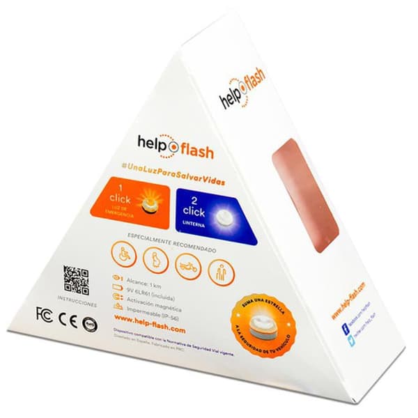 Ksix Valon Merkinantolaite Help Flash Emergency Valkoinen