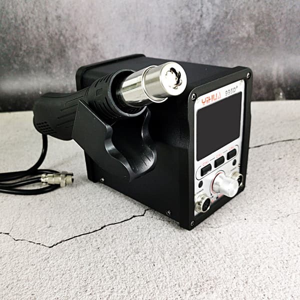 60W Loddejern & 650W Varmepistol, LED Display, Automatisk Søvnfunktion