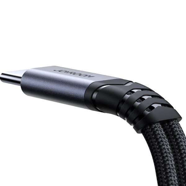 2-i-1 adapterladdare + hörlurar USB-C till USB-C / minijack 3,5 mm svart