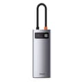 Miniatyrbild 2 av 6: 5-i-1 multifunktionshubb USB-C PD 100W HDMI 4K 3x USB 3.2 grå